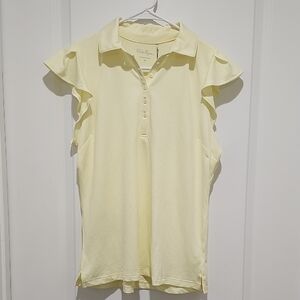Willow Ridge Women's Yellow Polo Top